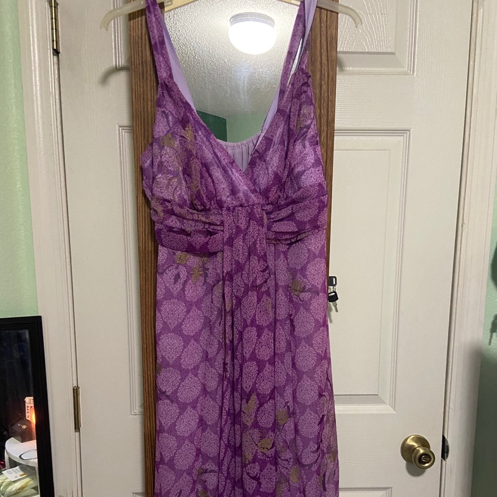 Gorgeous purple maxi dress size L